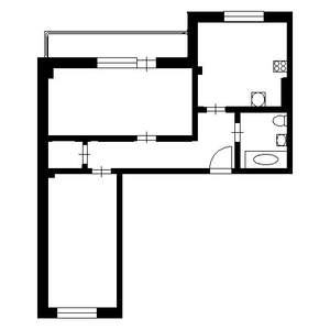 2-к квартира, на длительный срок, 65м2, 9/19 этаж