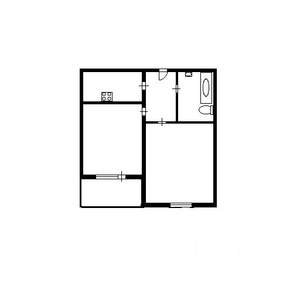 1-к квартира, на длительный срок, 35м2, 4/11 этаж