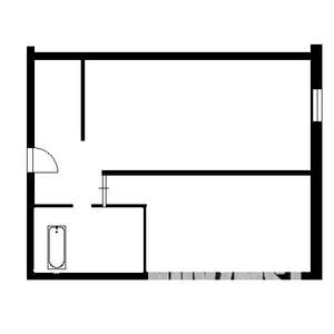 1-к квартира, на длительный срок, 41м2, 18/25 этаж