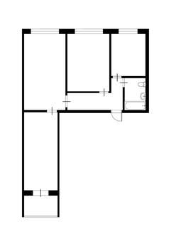 3-к квартира, на длительный срок, 61м2, 8/12 этаж