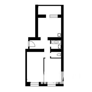 2-к квартира, на длительный срок, 60м2, 4/12 этаж