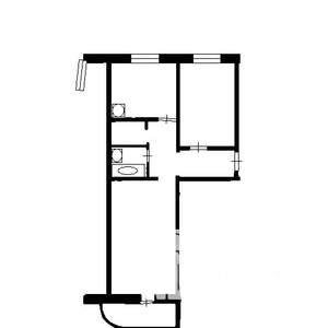 2-к квартира, на длительный срок, 50м2, 7/10 этаж