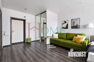 Студия квартира, на длительный срок, 37м2, 5/19 этаж