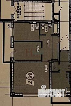 2-к квартира, на длительный срок, 64м2, 15/17 этаж