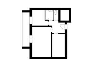2-к квартира, на длительный срок, 40м2, 3/9 этаж