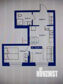 1-к квартира, на длительный срок, 31м2, 7/27 этаж