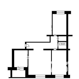 1-к квартира, на длительный срок, 45м2, 2/26 этаж