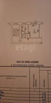 1-к квартира, на длительный срок, 21м2, 2/5 этаж