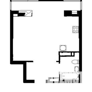 1-к квартира, на длительный срок, 34м2, 17/25 этаж