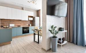 Студия квартира, на длительный срок, 43м2, 9/30 этаж