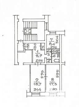 2-к квартира, на длительный срок, 64м2, 2/6 этаж