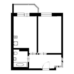 1-к квартира, на длительный срок, 40м2, 11/25 этаж