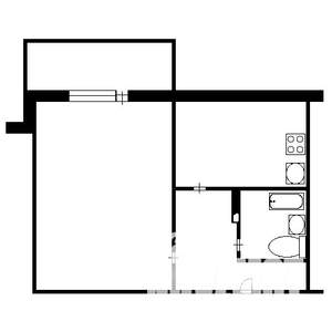 1-к квартира, на длительный срок, 37м2, 6/10 этаж