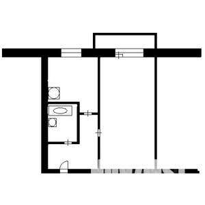 1-к квартира, на длительный срок, 30м2, 3/9 этаж