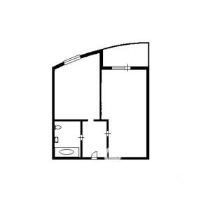 1-к квартира, на длительный срок, 42м2, 12/27 этаж