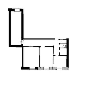 2-к квартира, на длительный срок, 60м2, 5/5 этаж