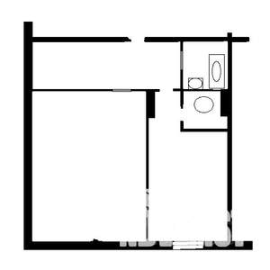 1-к квартира, на длительный срок, 55м2, 4/10 этаж