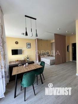 Студия квартира, на длительный срок, 39м2, 24/24 этаж