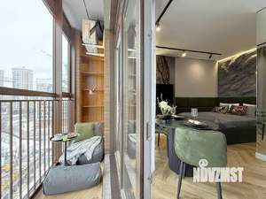 1-к квартира, посуточно, 30м2, 1/1 этаж