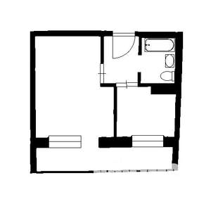 1-к квартира, на длительный срок, 30м2, 10/10 этаж