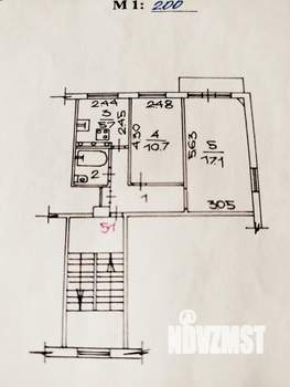 2-к квартира, на длительный срок, 42м2, 3/5 этаж