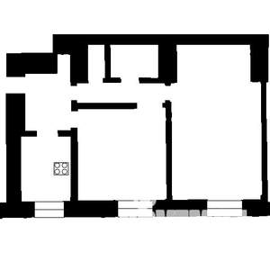 2-к квартира, на длительный срок, 40м2, 16/25 этаж