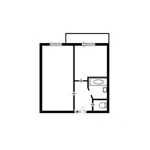 1-к квартира, на длительный срок, 37м2, 6/17 этаж