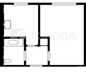 1-к квартира, на длительный срок, 30м2, 5/5 этаж