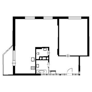 2-к квартира, на длительный срок, 60м2, 3/27 этаж