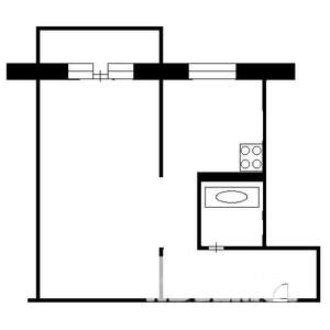 1-к квартира, на длительный срок, 31м2, 2/5 этаж