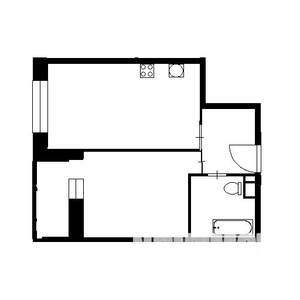 1-к квартира, на длительный срок, 42м2, 6/19 этаж