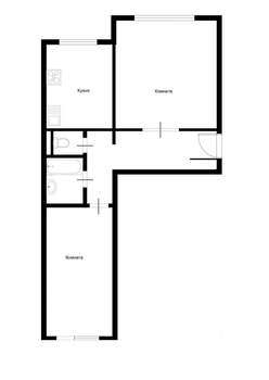 2-к квартира, на длительный срок, 51м2, 5/9 этаж