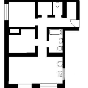 2-к квартира, на длительный срок, 43м2, 4/9 этаж