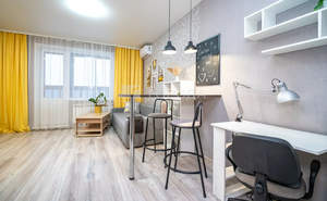 Студия квартира, на длительный срок, 28м2, 17/25 этаж