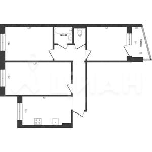 3-к квартира, на длительный срок, 66м2, 8/10 этаж
