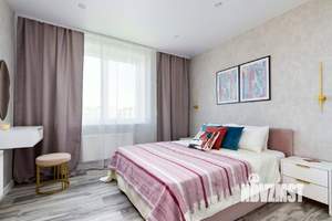1-к квартира, посуточно, 50м2, 15/25 этаж