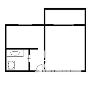 1-к квартира, на длительный срок, 25м2, 12/17 этаж