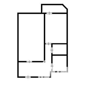1-к квартира, на длительный срок, 42м2, 6/15 этаж