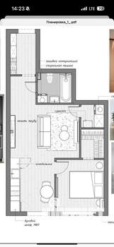 2-к квартира, на длительный срок, 50м2, 16/20 этаж