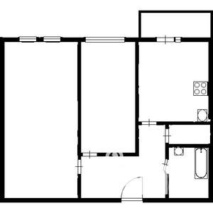2-к квартира, на длительный срок, 48м2, 2/12 этаж