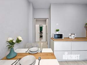 1-к квартира, на длительный срок, 35м2, 21/25 этаж