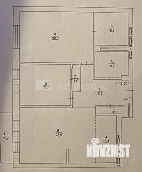 3-к квартира, на длительный срок, 84м2, 3/5 этаж