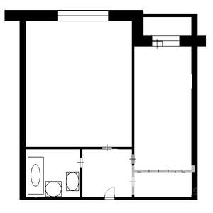 1-к квартира, на длительный срок, 35м2, 5/9 этаж