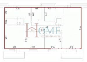 4-к квартира, на длительный срок, 74м2, 12/18 этаж