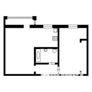 2-к квартира, на длительный срок, 46м2, 6/9 этаж