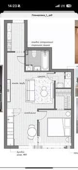 1-к квартира, на длительный срок, 50м2, 16/19 этаж