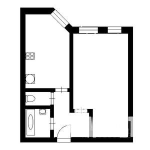 1-к квартира, на длительный срок, 38м2, 9/10 этаж