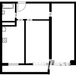 3-к квартира, на длительный срок, 58м2, 4/5 этаж