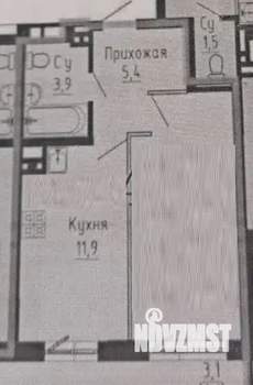 1-к квартира, на длительный срок, 36м2, 6/15 этаж