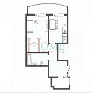 2-к квартира, на длительный срок, 51м2, 24/27 этаж